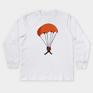 Mod.4 Paratrooper Skydiving Skydive Freefly Kids Long Sleeve T-Shirt